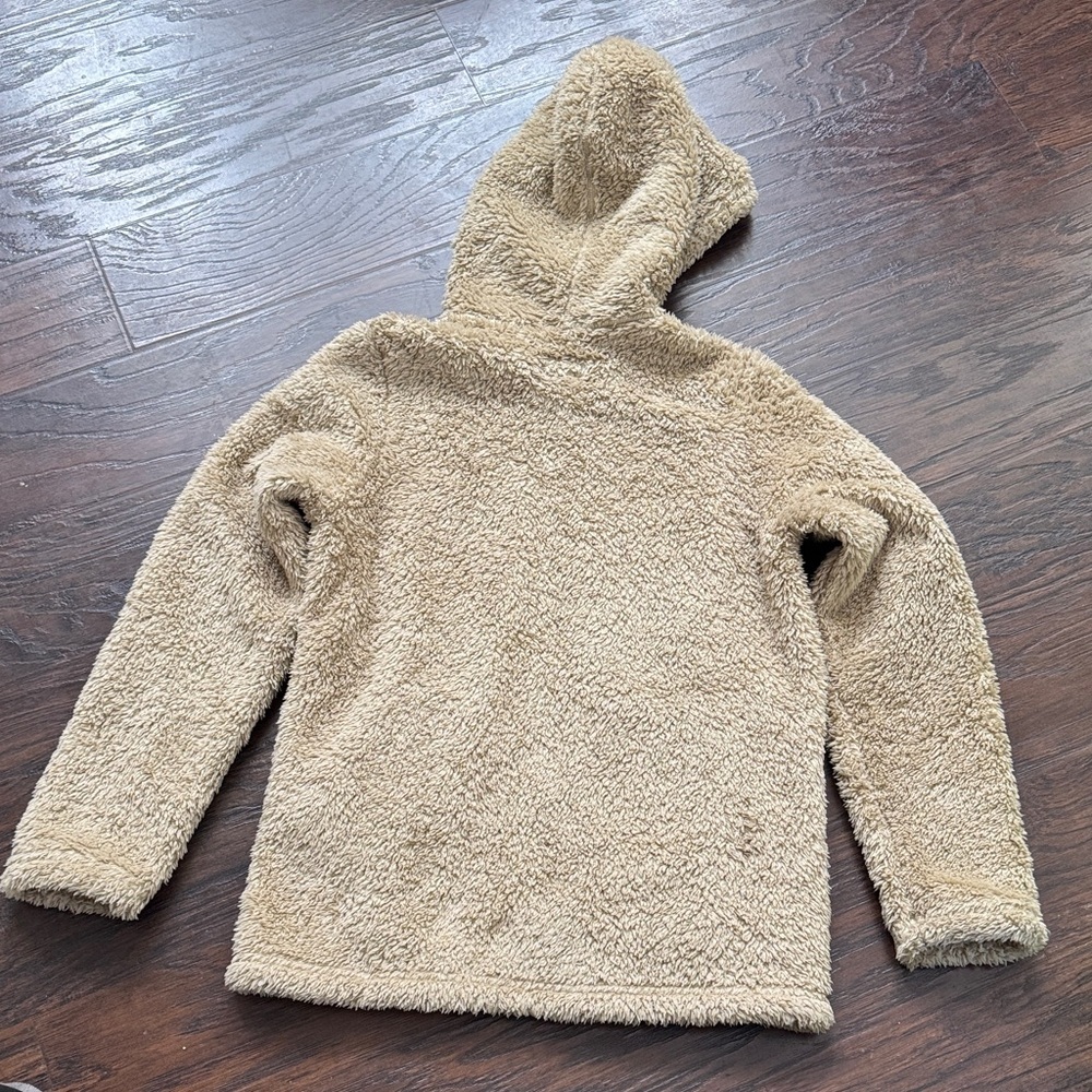 Patagonia Kids Tan Fleece Hoodie - Picture 7 of 10
